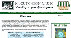 Desktop Screenshot of mccutcheonmusic.com
