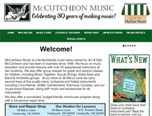 Tablet Screenshot of mccutcheonmusic.com